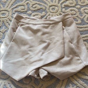 Suede skort